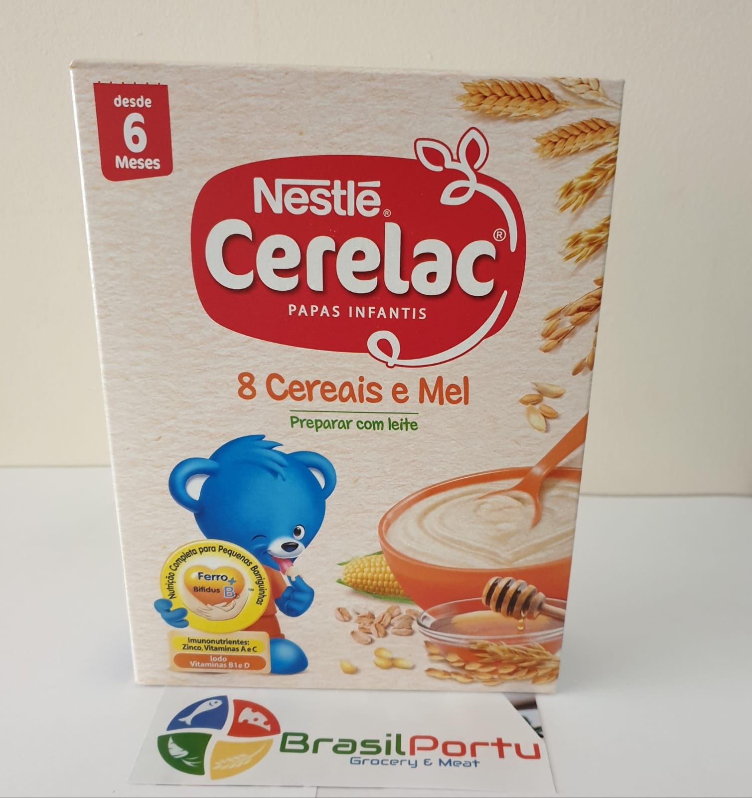 foto Nestlé Cerelac 8 Cereais e Mel 250g
